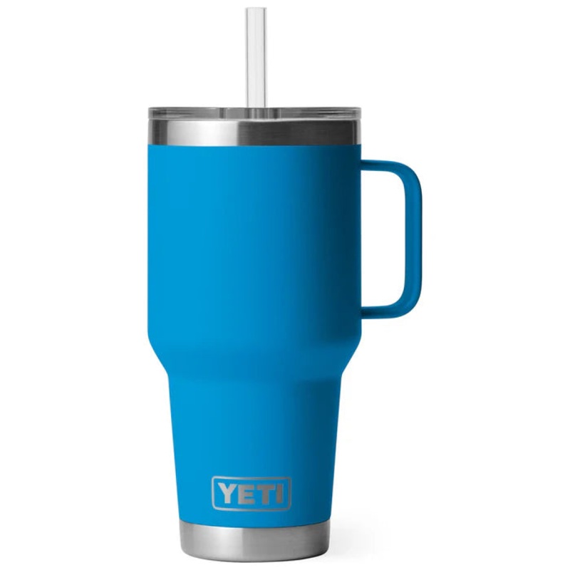 YETI Rambler 35 oz Mug Big Wave Blue
