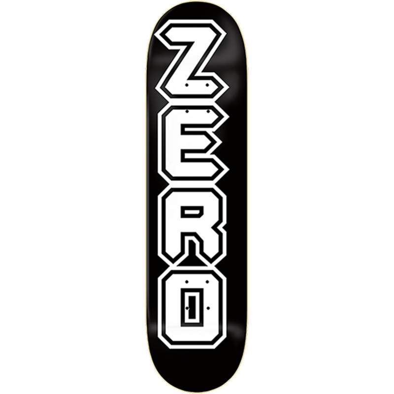 ZERO METAL 98 DECK BLACK/WHT 8.5″