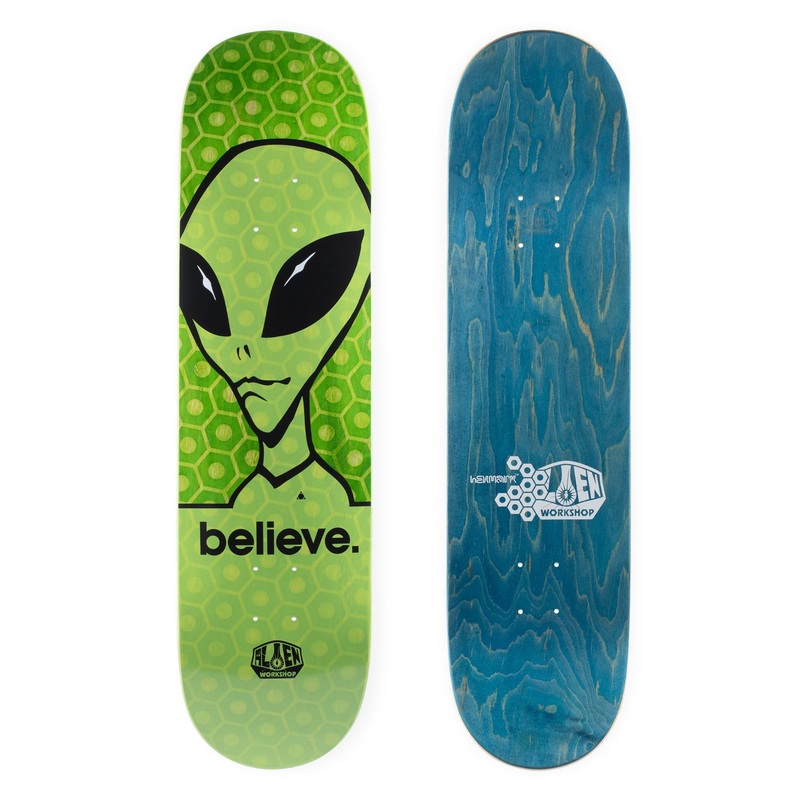 ALIEN WORKSHOP DECK BELIEVE HEX DUO-TONE SMALL (8.25″) 8.25
