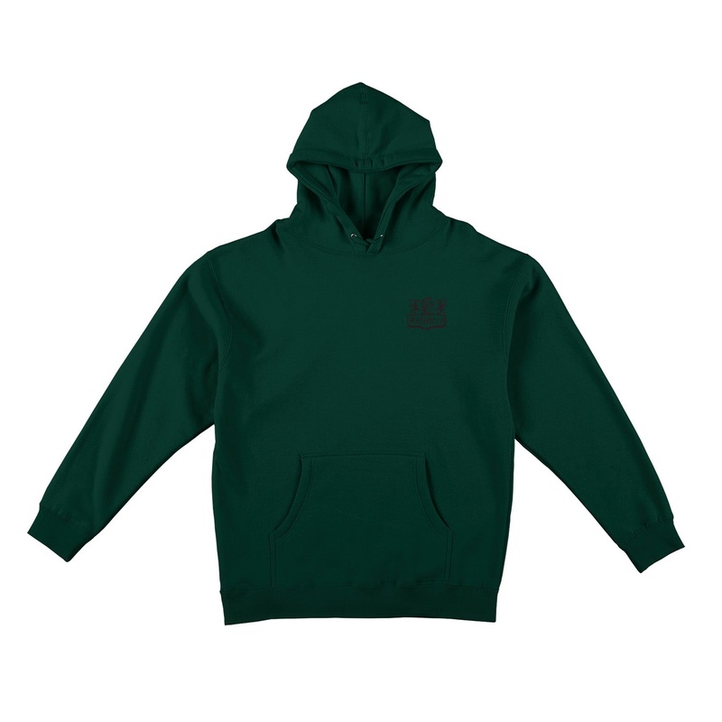 Antihero Coat of Arms Hooded Sweatshirt M Alpine Green
