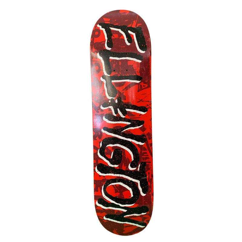 Deathwish Ellington Gang Name Red 8.0″ Classic Skateboard Deck