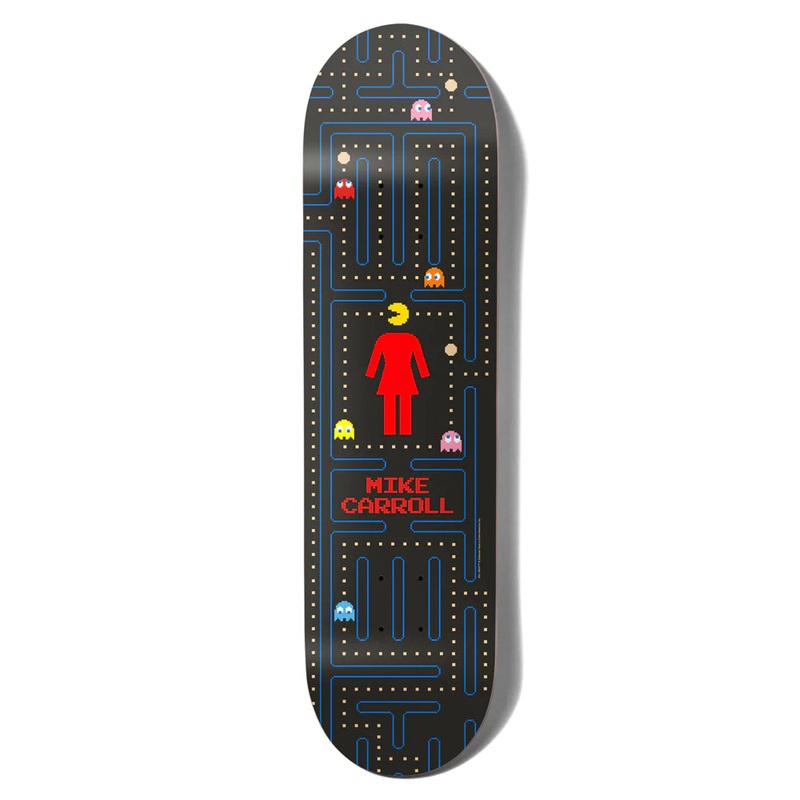 Girl Carroll Pac-Man Skateboard Deck – 8.0