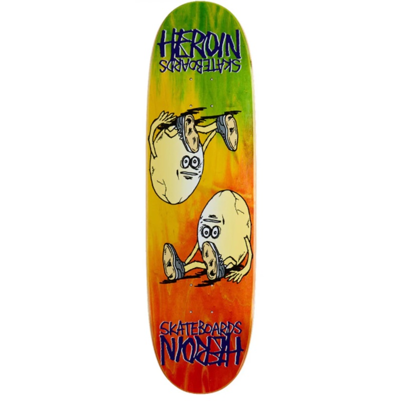 HEROIN DECK SYMMETRICAL EGG RAINBOW (8.75″) 8.75″