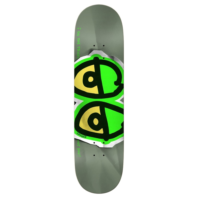 KROOKED DECK DBX CONSTRUCTION EYES GREEN FULL SE (8.25″) 8.25″