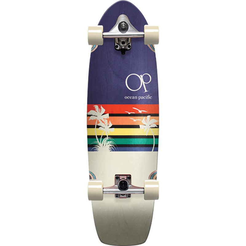 OP SUNSET SURFSKATE COMPLETE NAVY/OFF-WHT 9.75″x33.0″