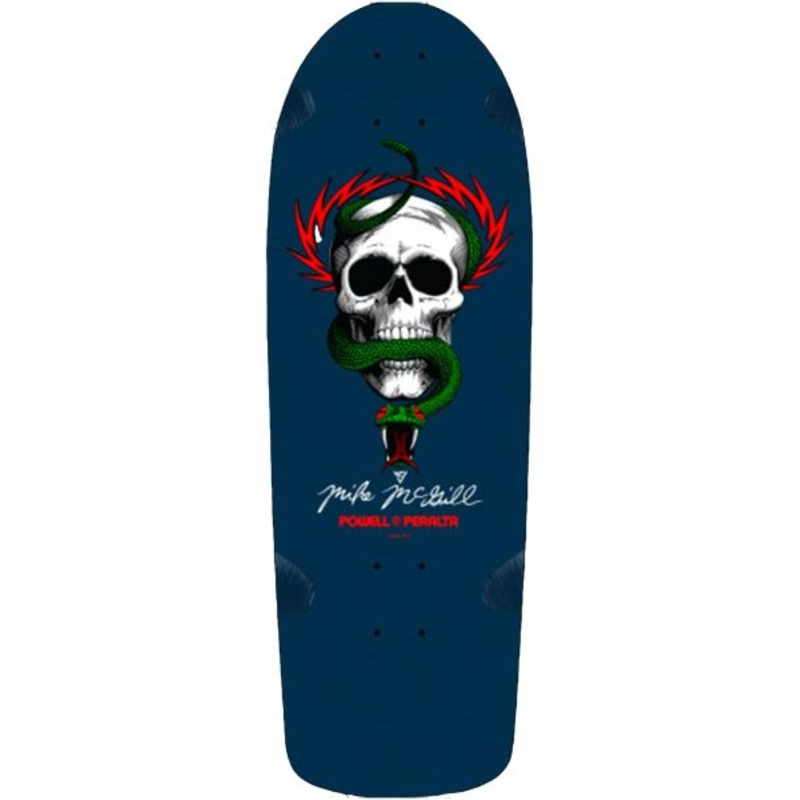 POWELL-PERALTA RETRO DECK – OG MCGILL SKULL & SNAKE NAVY (10″)