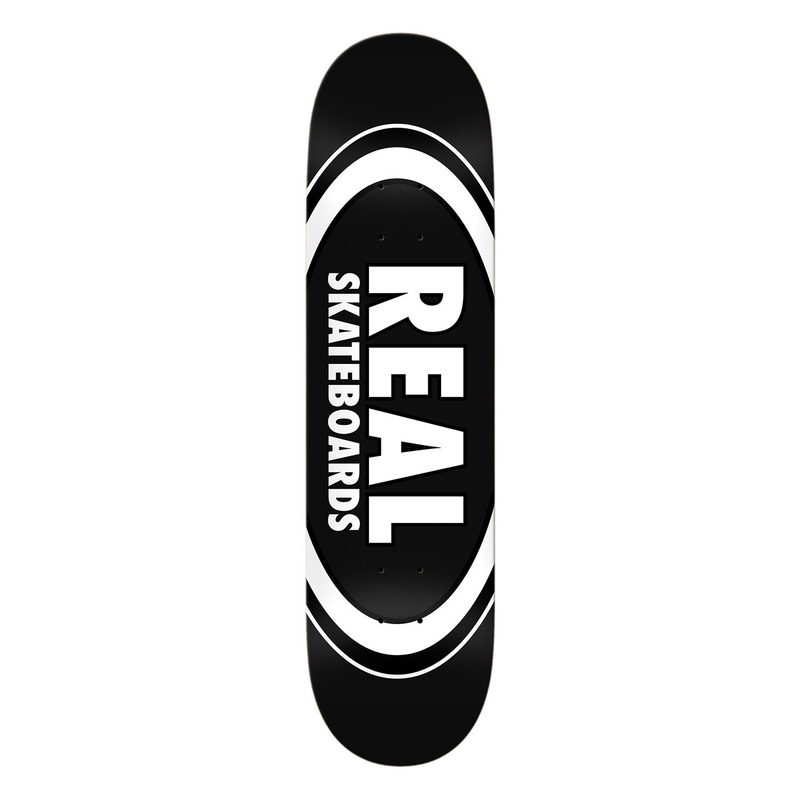 Real Classic Oval Deck 8.25″ Black