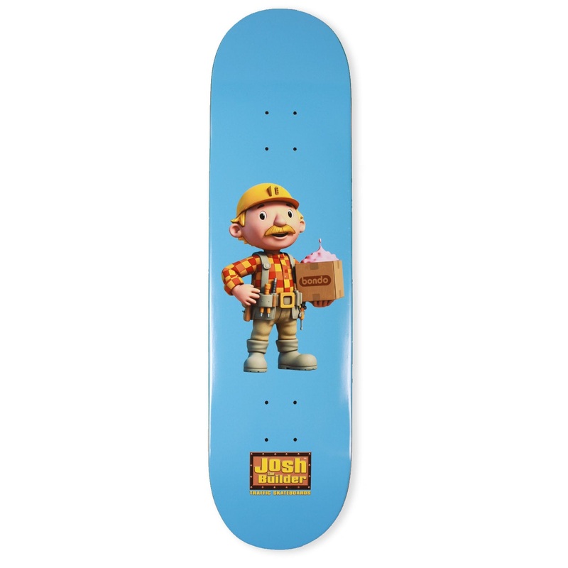 Traffic Skateboards Josh Feist The Builder Skateboard Deck 7.75″