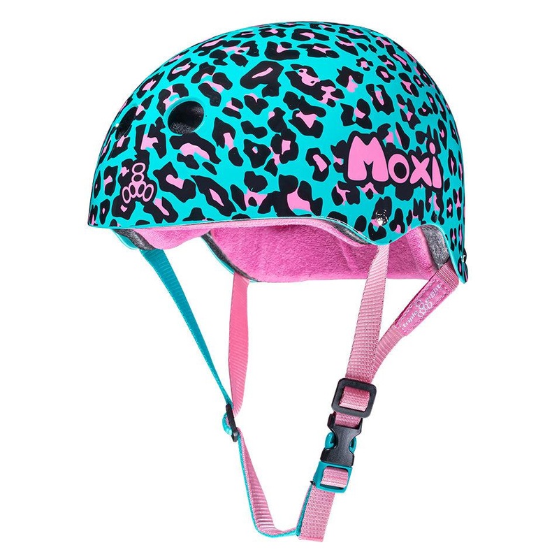 Triple Eight Certified Sweatsaver Moxi Leopard 2.0 L/XL Helmet
