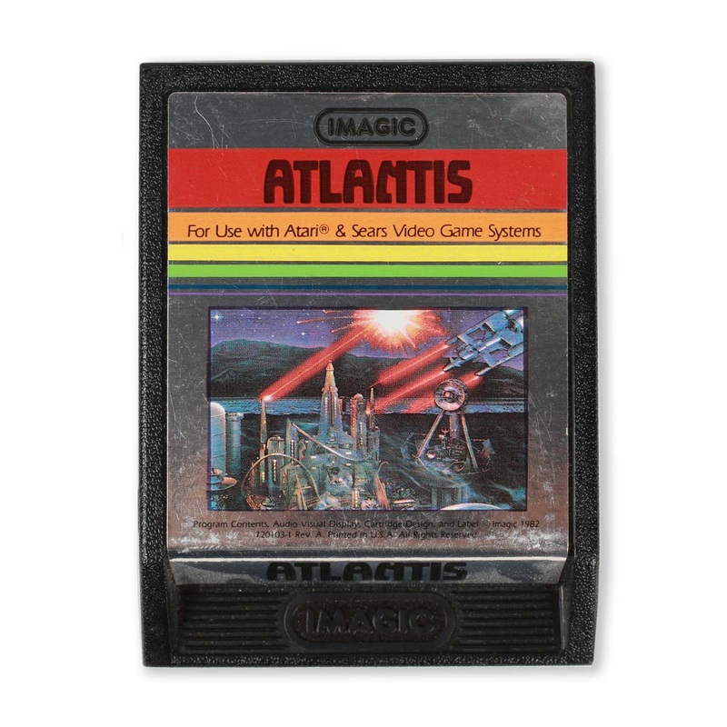 Vintage Atlantis Atari Game 1982