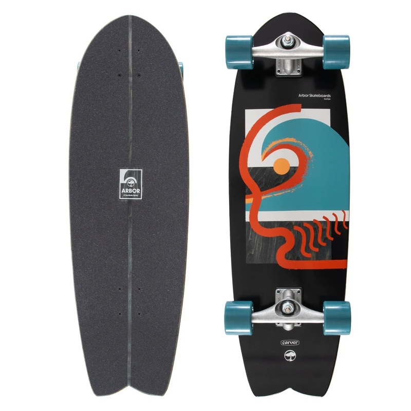 Arbor: CX Fat Fish 32″ Surfskate Longboard Complete