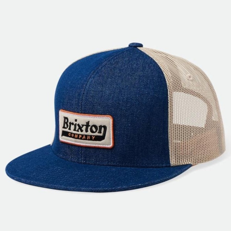 BRIXTON STEADFAST HP MESH CAP DENIM/WHITECAP