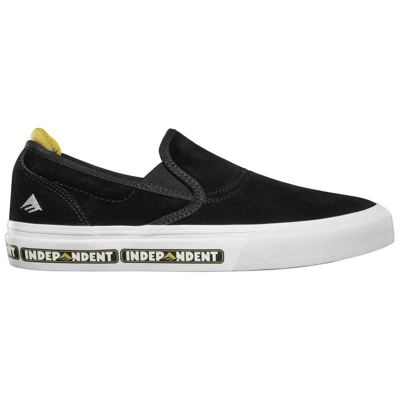 Emerica Shoes Wino G6 Slip-On Youth X Independent – Black 1C Black