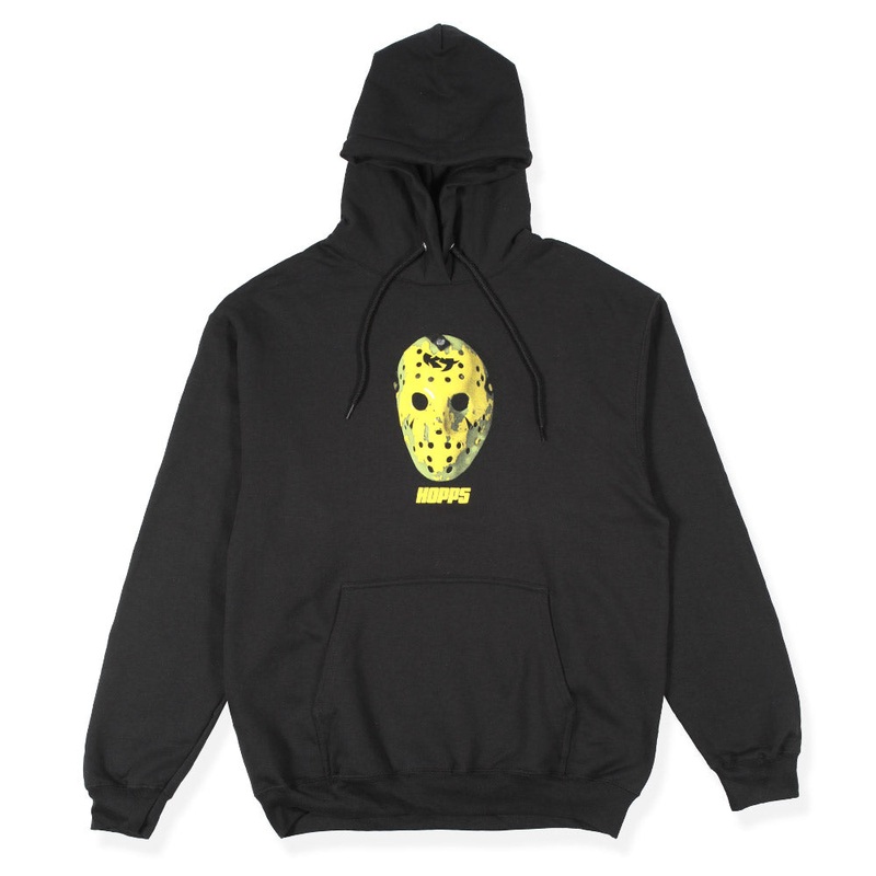Hopps Skateboards Kevin Taylor Battle Mask Pullover Hoodie Black S