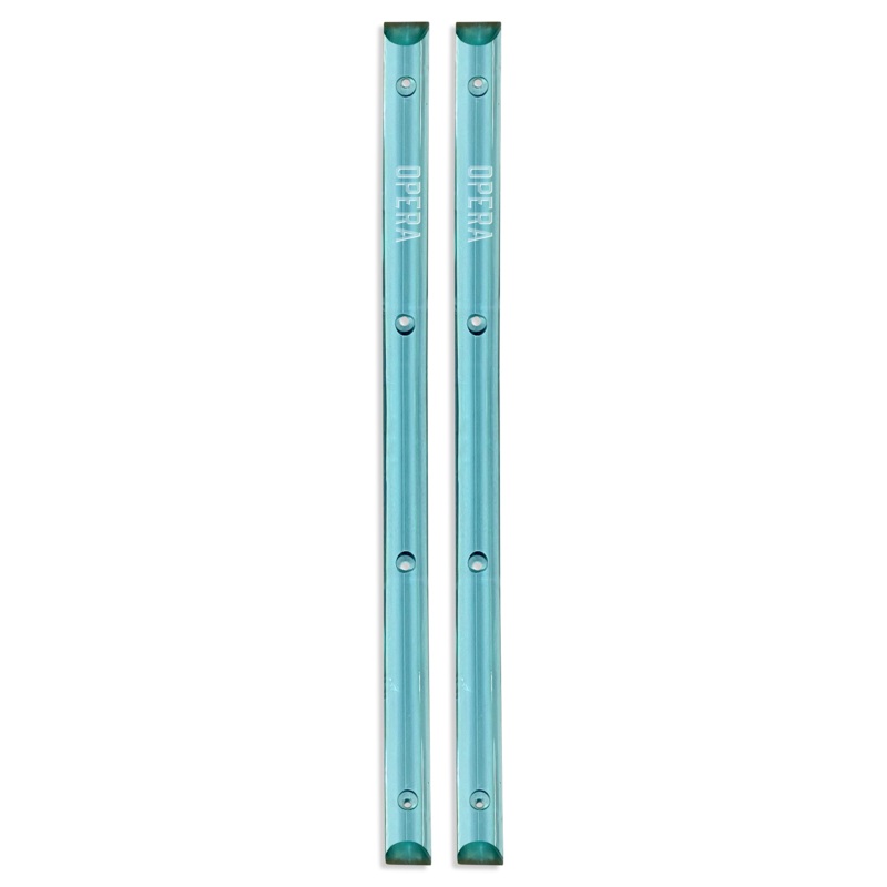 OPERA ROUND ICE BLUE CLEAR RAILS