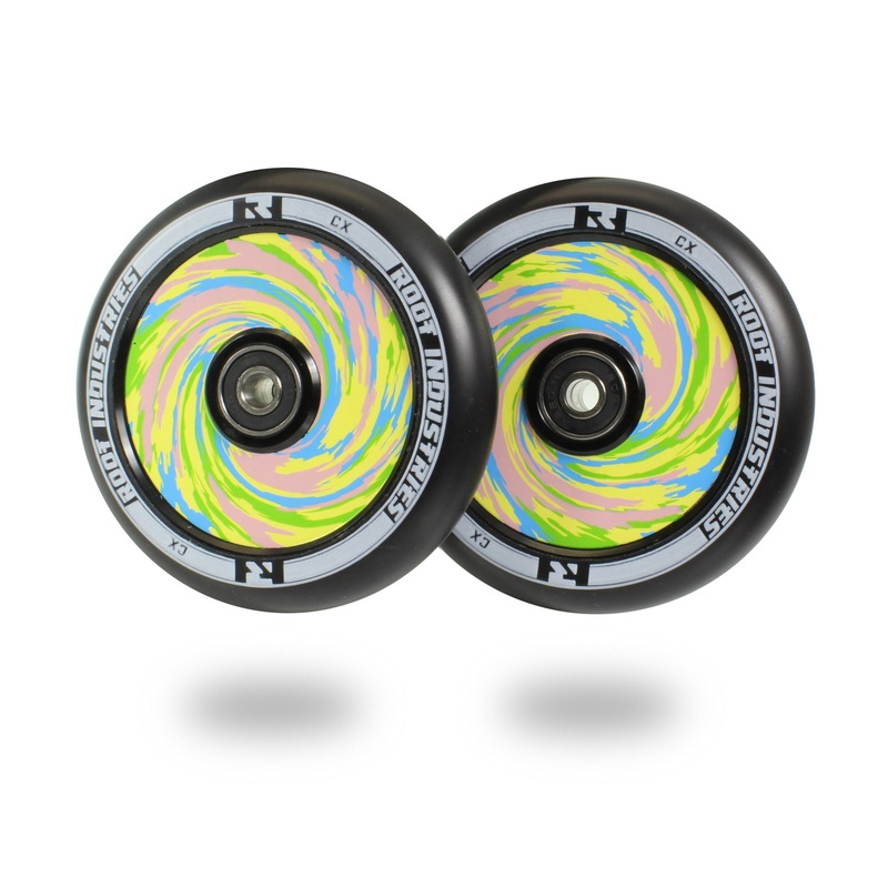 Root Industries AIR Wheels 110mm – Black/Paddlepop (Pair)