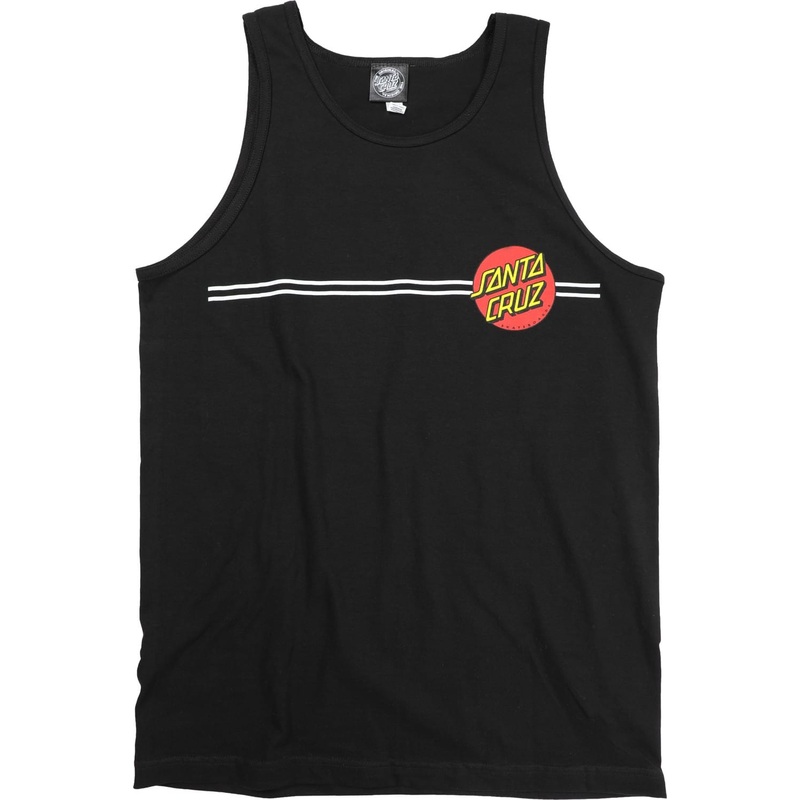 SANTA CRUZ TANK TOP CLASSIC DOT BLACK SMALL