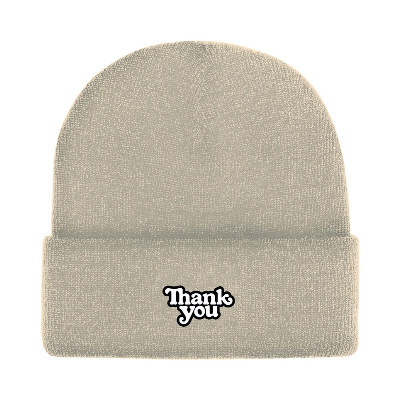 Thank You Beanie CREAM