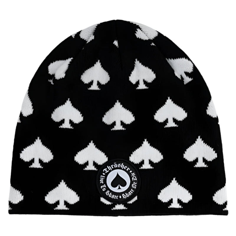 THRASHER OATH SKULLY BEANIE BLACK