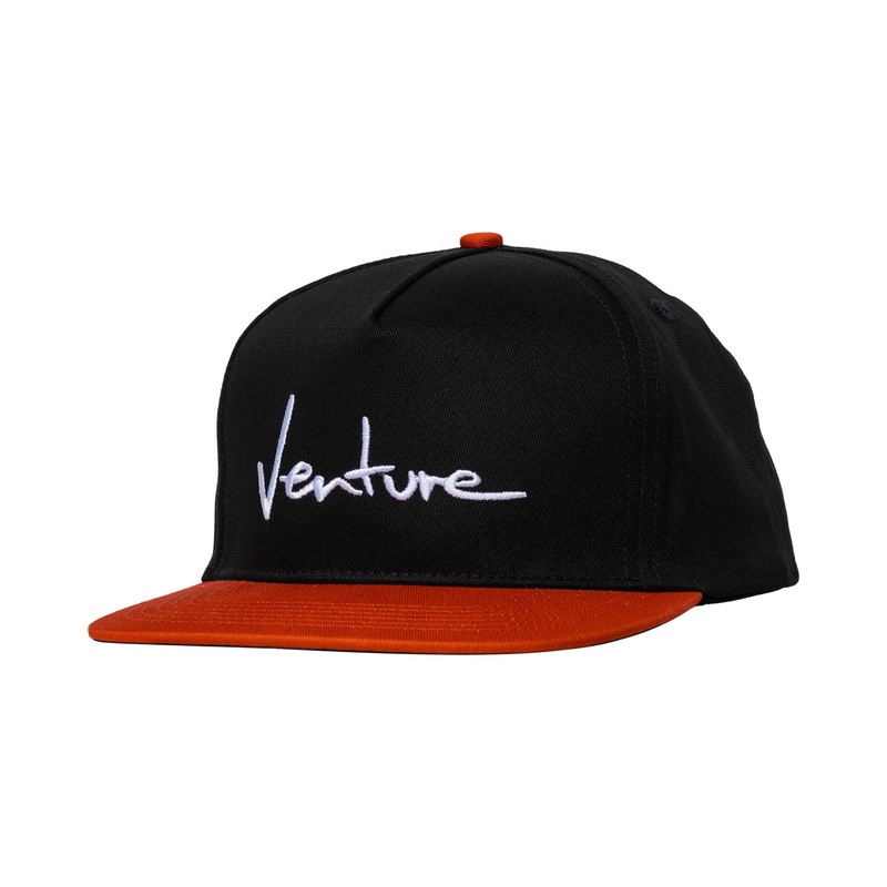 Venture Basic ’92 Snapback Hat O/S Black/Red