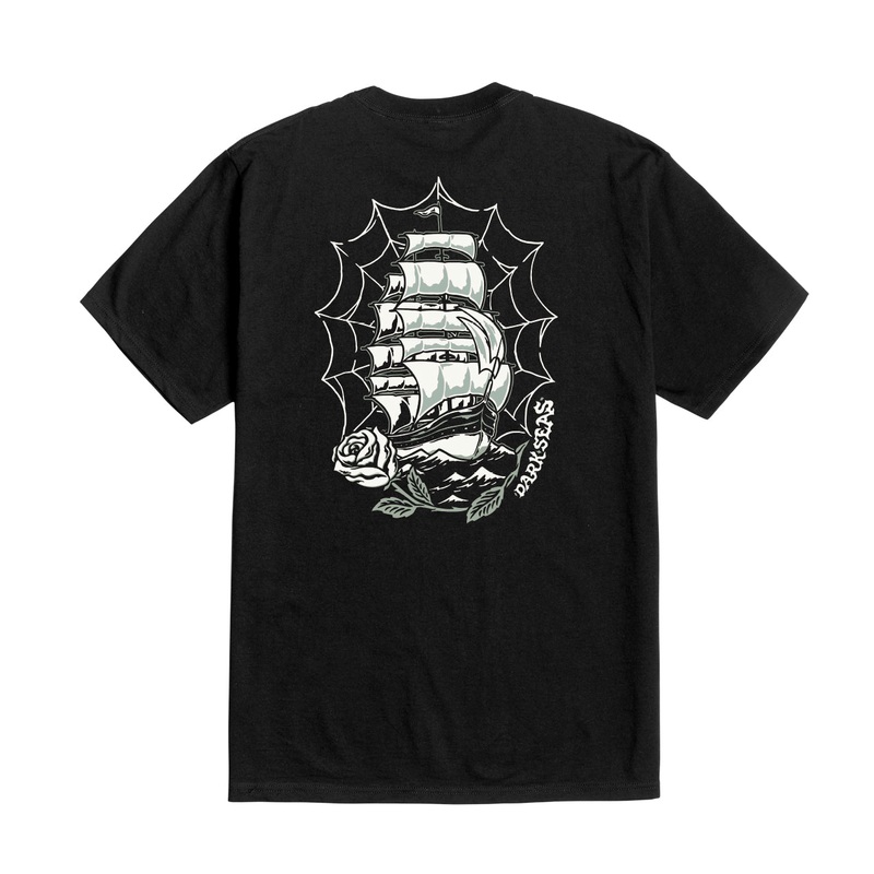 DARK SEAS DEPARTED T-SHIRT BLACK MEDIUM