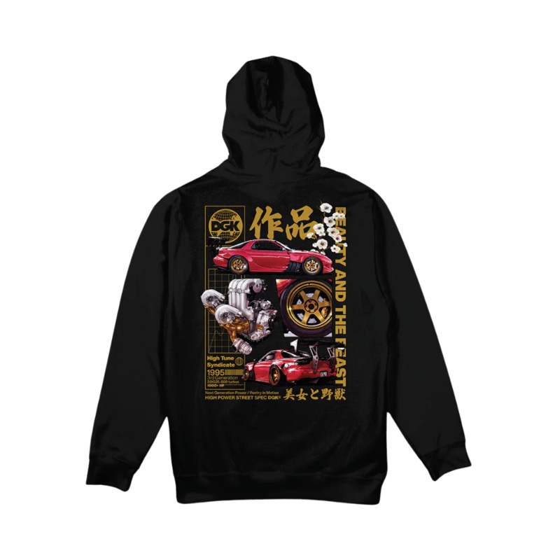 DGK Beauty And The Beast Hooded Fleece – Black S