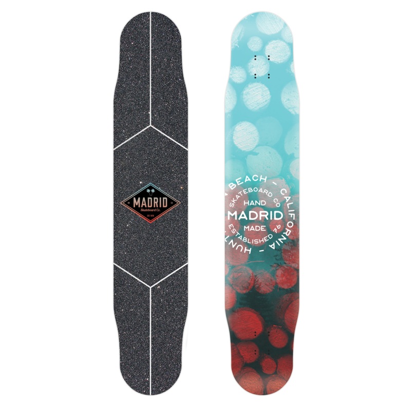 Fiberglass Longboard Carver 46″ Logs Deck Only