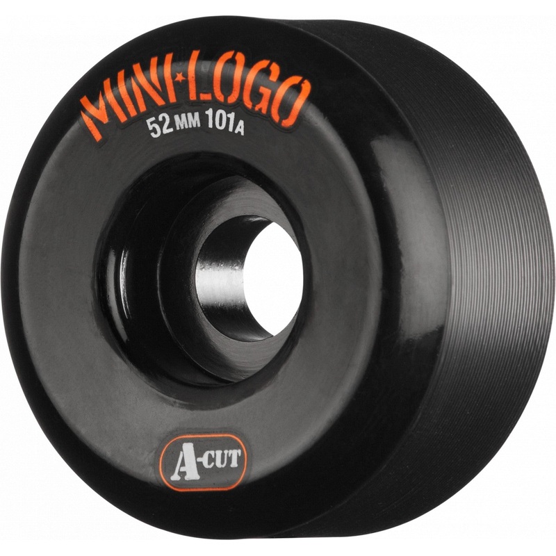 Mini Logo Wheels A-Cut 52mm 101a – Black (Set of 4)