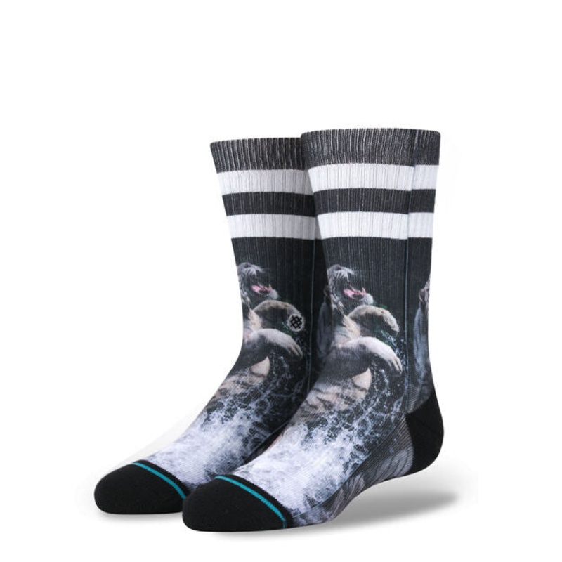 Stance Khan Boys Crew Socks – Black M