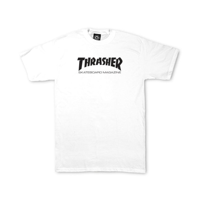 THRASHER YOUTH SKATE MAG TEE WHITE YOUTH SMALL