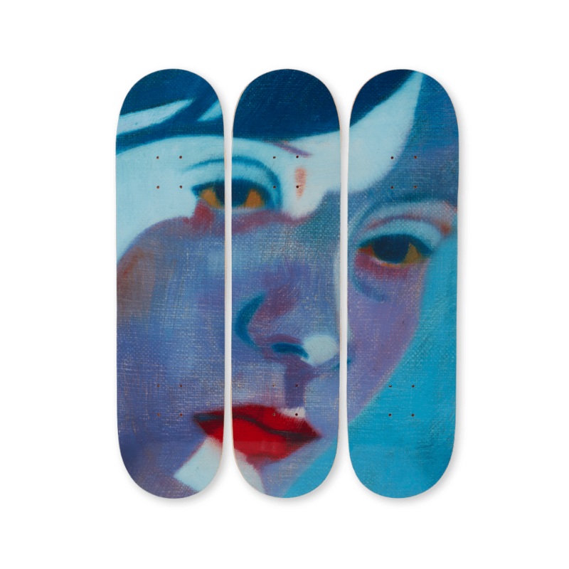 Visage Bleu (tryptique)