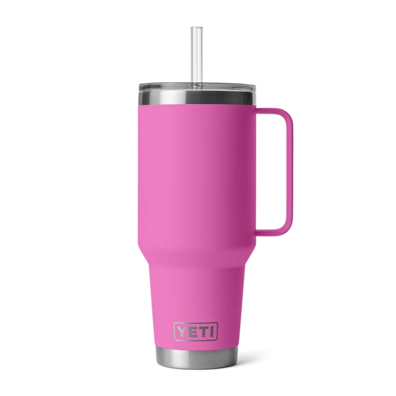 YETI Rambler 42 oz Straw Tumbler Wild Flower Fuchsia