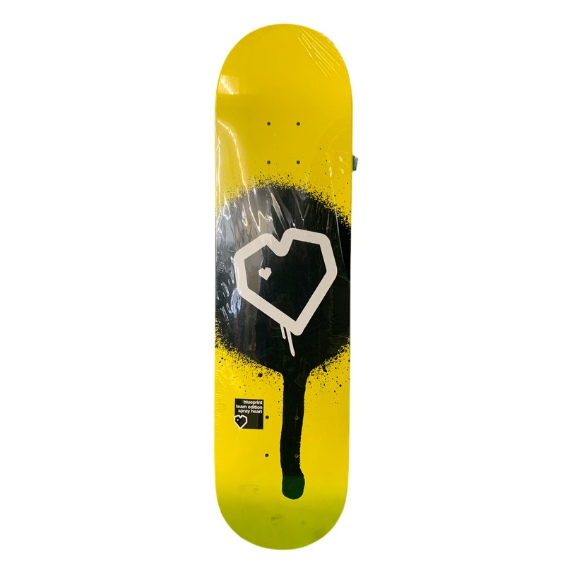 Blueprint Team Edition Spray Heart 7.75″ Classic Skateboard Deck