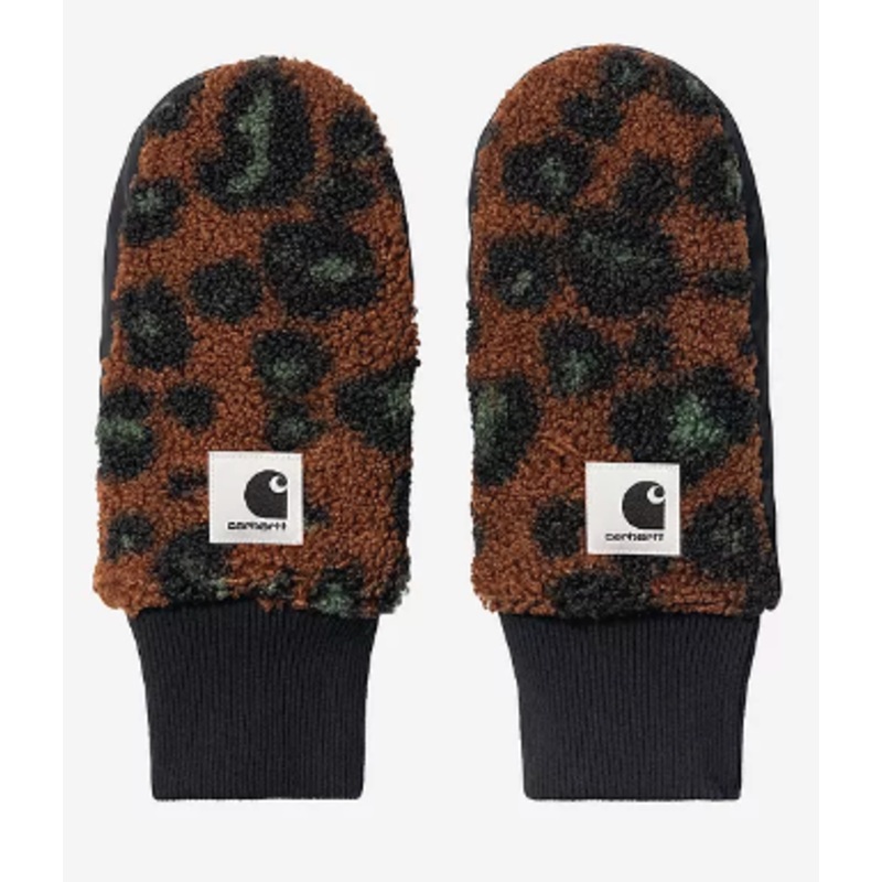 Carhartt WIP Orla Mitten – Camo Leo Jacquard/Black SM/MD