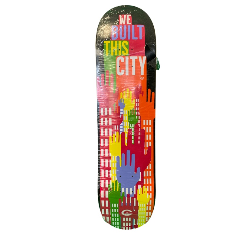 City We Built This City 8″ Classic Skateboard Deck