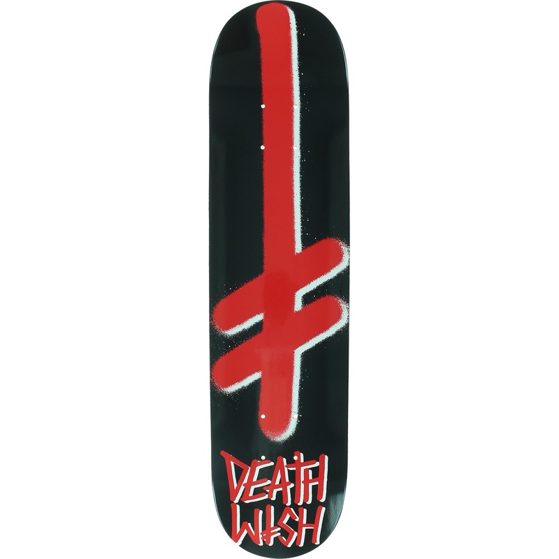 Deathwish Gang Logo Mini Deck 7.3″ – Black/Red