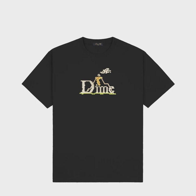 Dime Classic Lightbright T-Shirt – Black Small