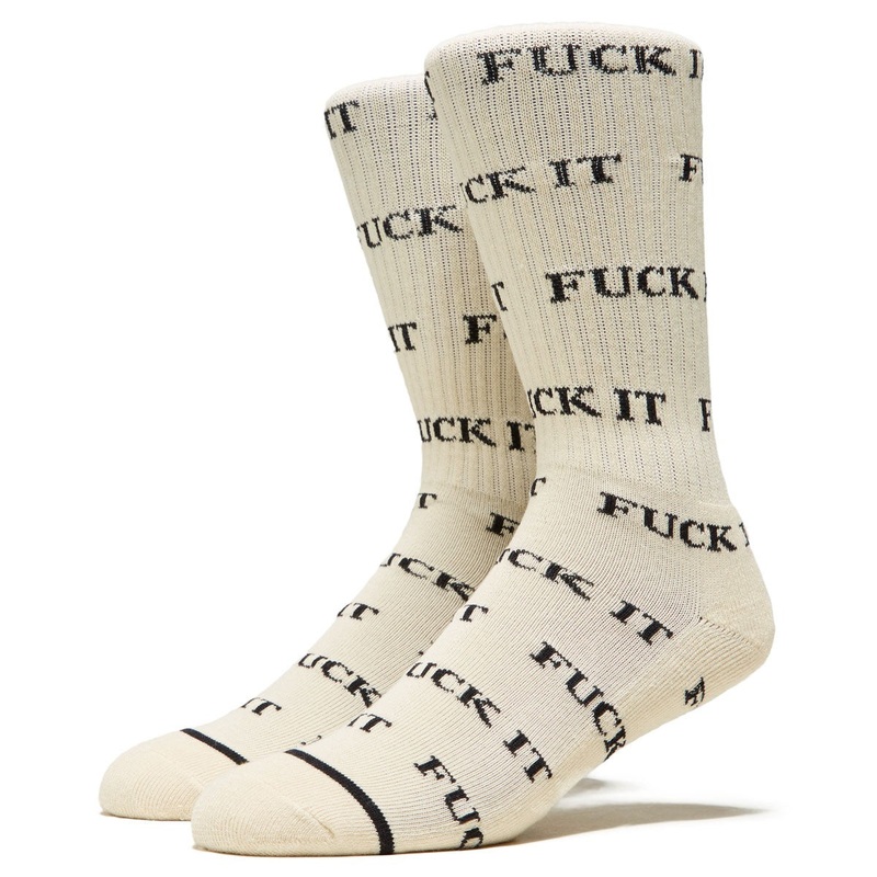 HUF FUCK IT SOCK WHITE