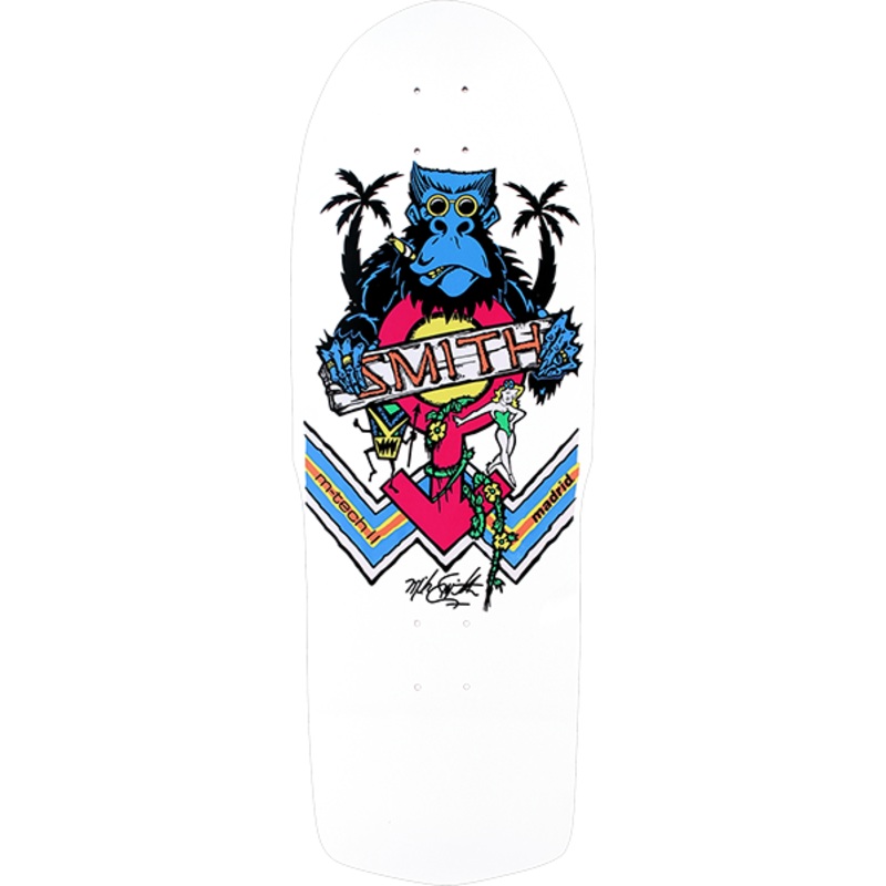 MADRID SMITH APE REISSUE DECK 10.0″x30.75″ WHT