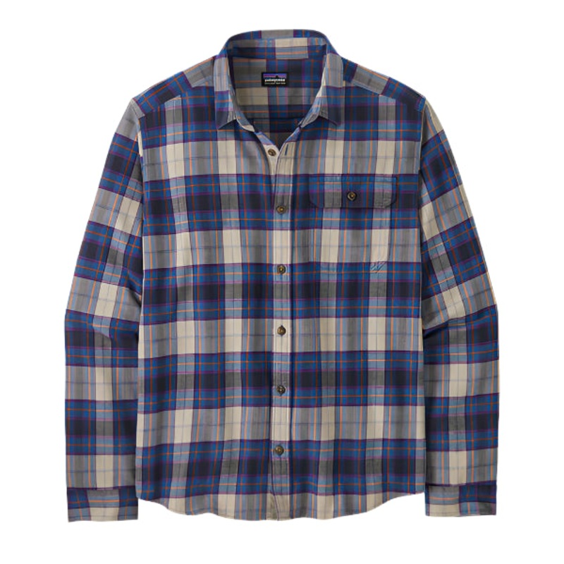 Patagonia Men’s Fjord Flannel Spotter: Endless Blue M