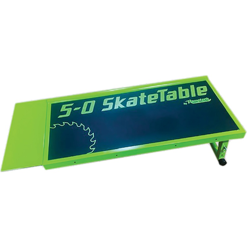 RAMPTECH 5-0 SKATE TABLE 8+10+12H  x 22W x46L