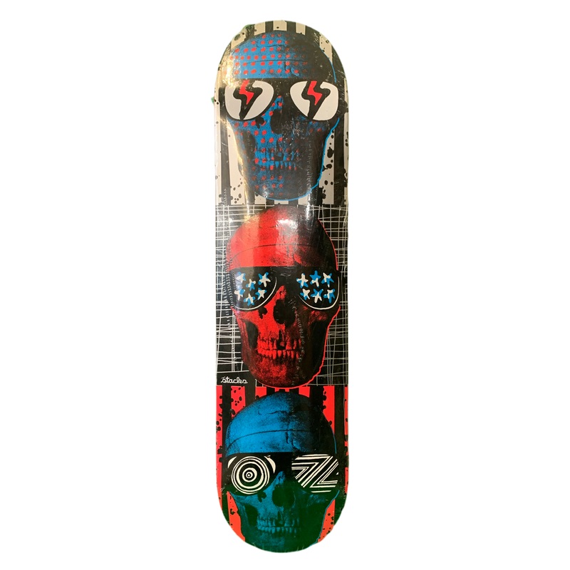 Stacks Skull Shades 7.6″ Classic Skateboard Deck