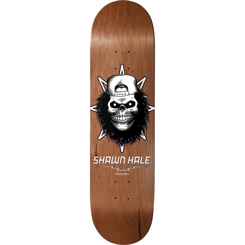 Birdhouse Shawn Hale Skull Assorted Stain 8.63″ Skateboard Deck