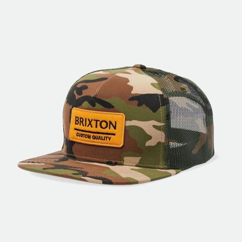 BRIXTON PALMER PROPER MP MESH CAP CAMO SURPLUS