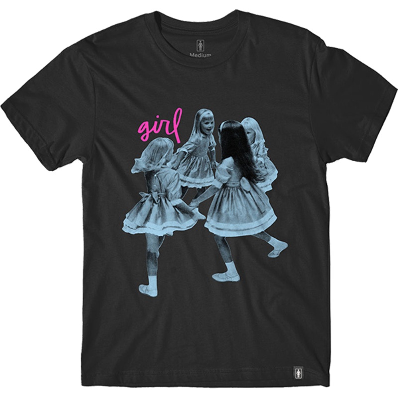 GIRL SCHOOLYARD SS BLACK S