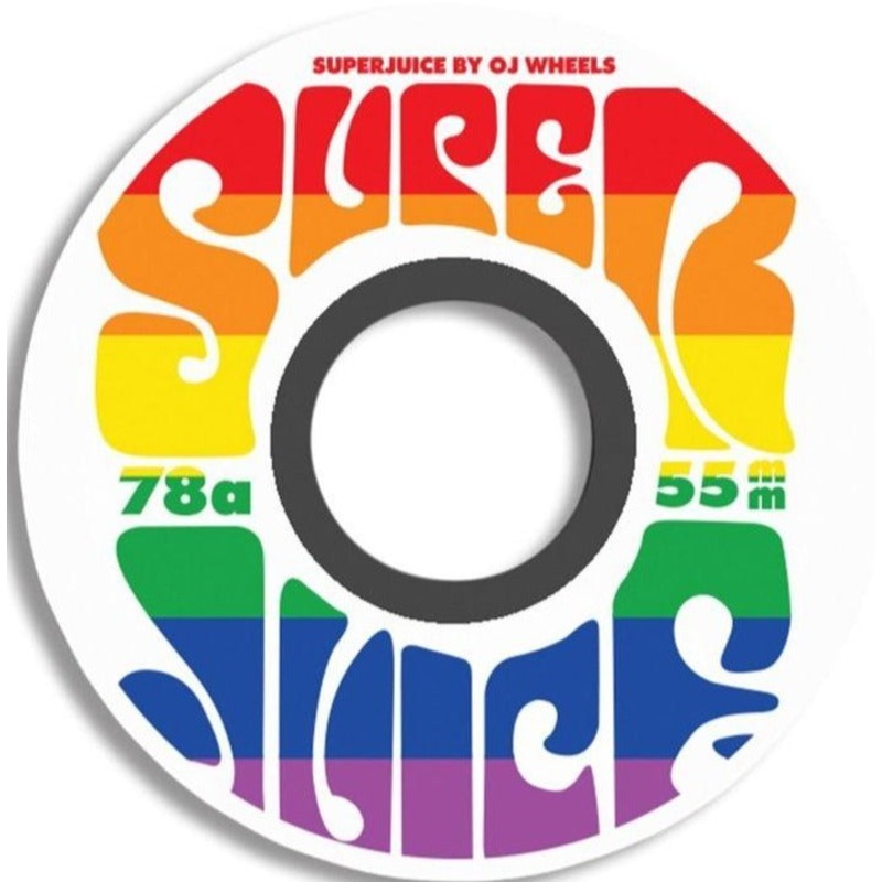 OJ WHEELS – MINI SUPER JUICE RAINBOW (55MM) 55MM