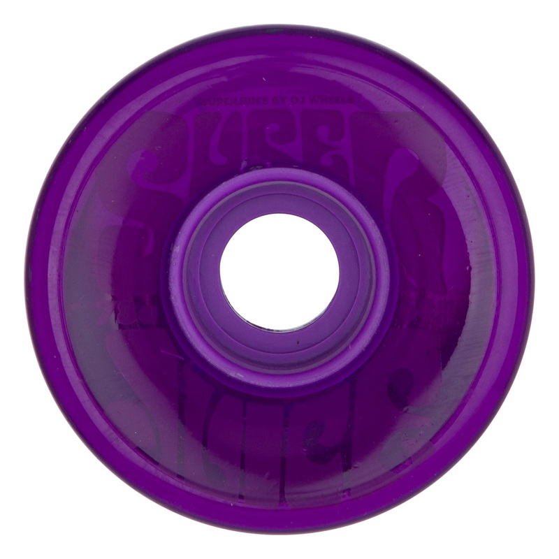 OJ WHEELS SUPER JUICE TRANSPARENT PURPLE 78A (60MM) 60MM