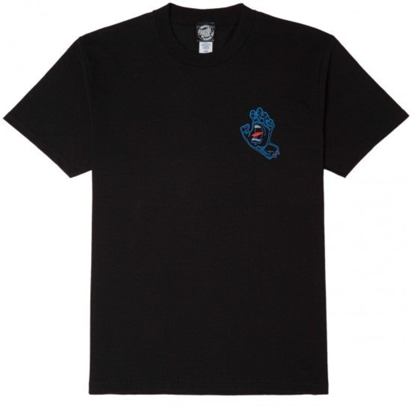 SANTA CRUZ T-SHIRT VOID HAND BLACK SMALL