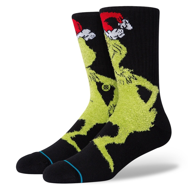 STANCE SOCKS MR. GRINCH BLACK LARGE
