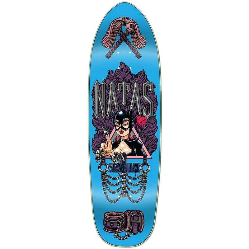 STRANGLOVE DECK NATAS KAUPAS GUEST MODEL BLUE – AUTOGRAPHED BY SEAN CLIVER (10″) 10″